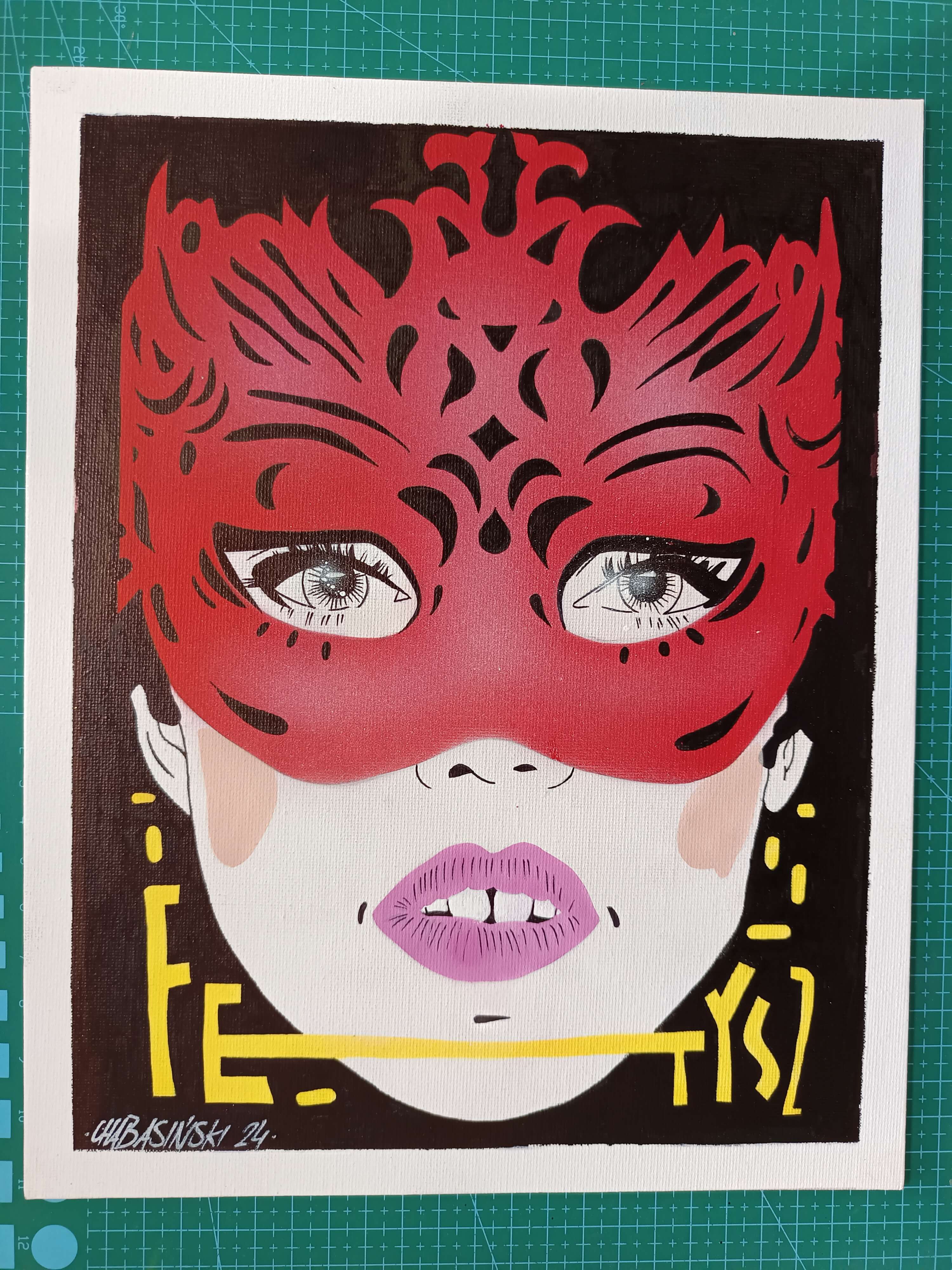 Zdjęcie graffiti Maska na Maskaradę/Festiwal