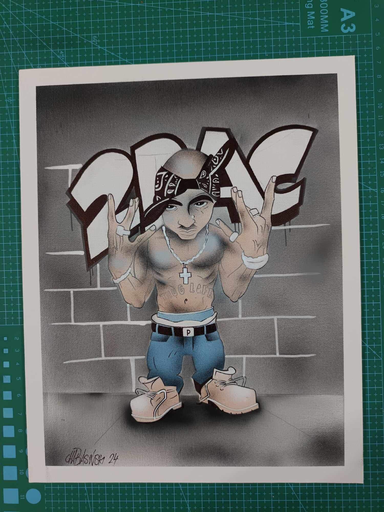 Zdjęcie graffiti 2Pac
