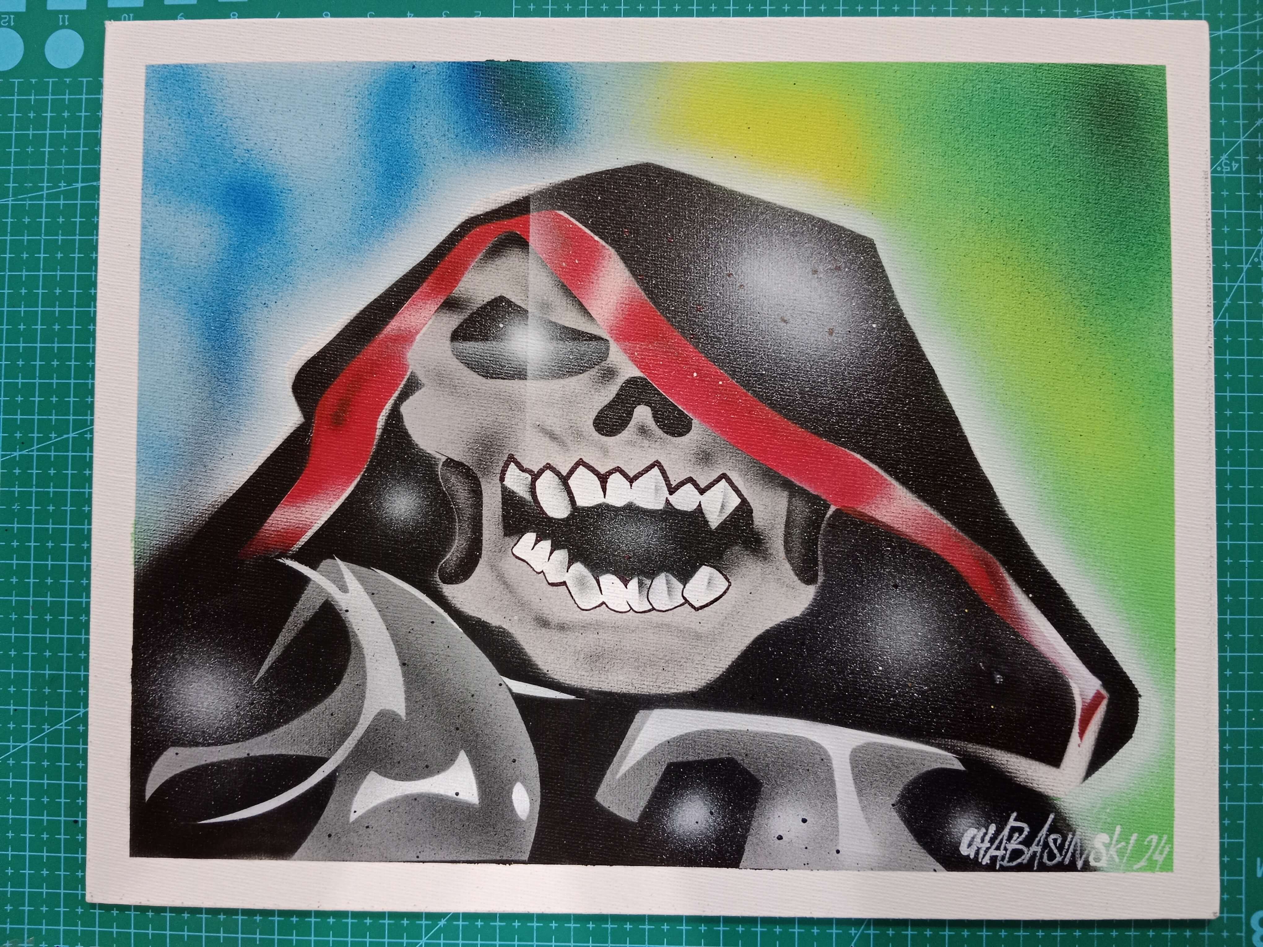 Zdjęcie graffiti Żniwiarz