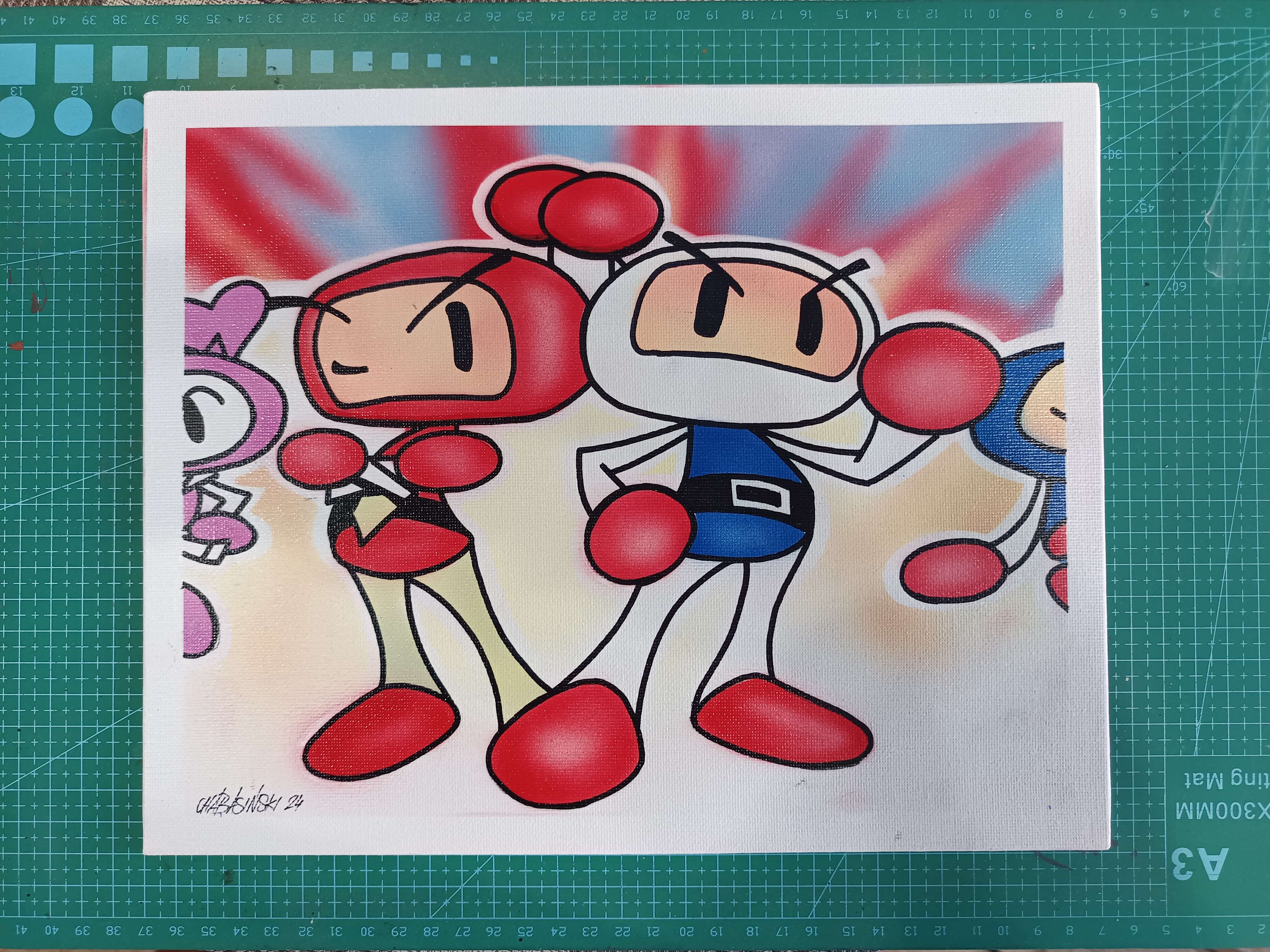 Zdjęcie graffiti Super Bomberman